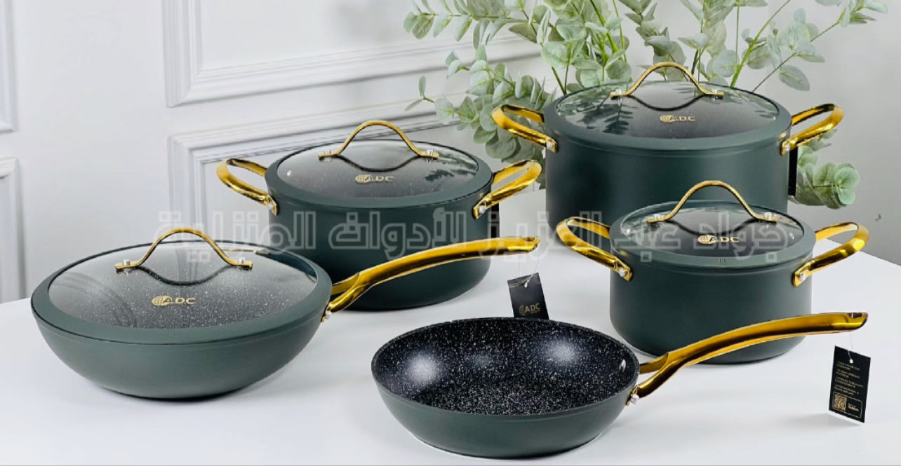 طقم طناجر + مقلى + قلاي جرانيت