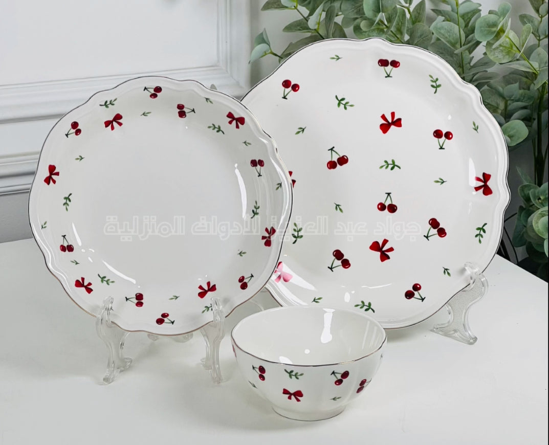 طقم صحون سفرة