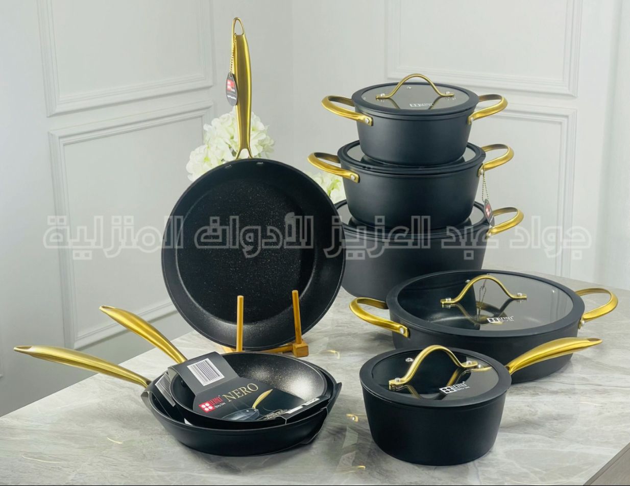طقم طناجر+ قلايات + مقلى + كسرولا