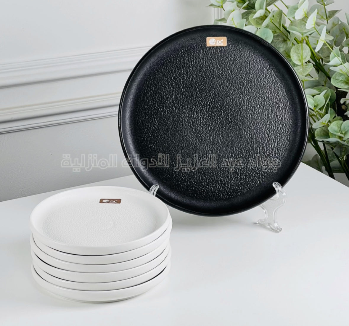 طقم جاط فواكه اسود + 6 صحون