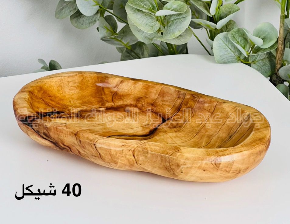 صحن فواكه خشب